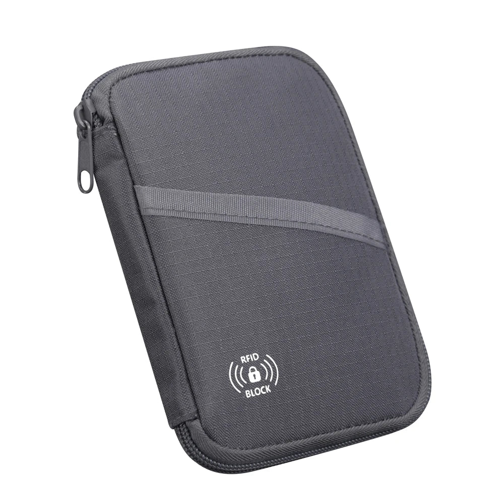 Pochette Porte-Passeport et Portefeuille de Voyage RFID Premium