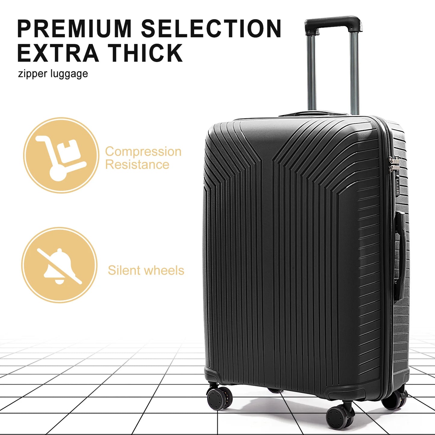 Valise de Voyage 2024 – Grande Capacité,