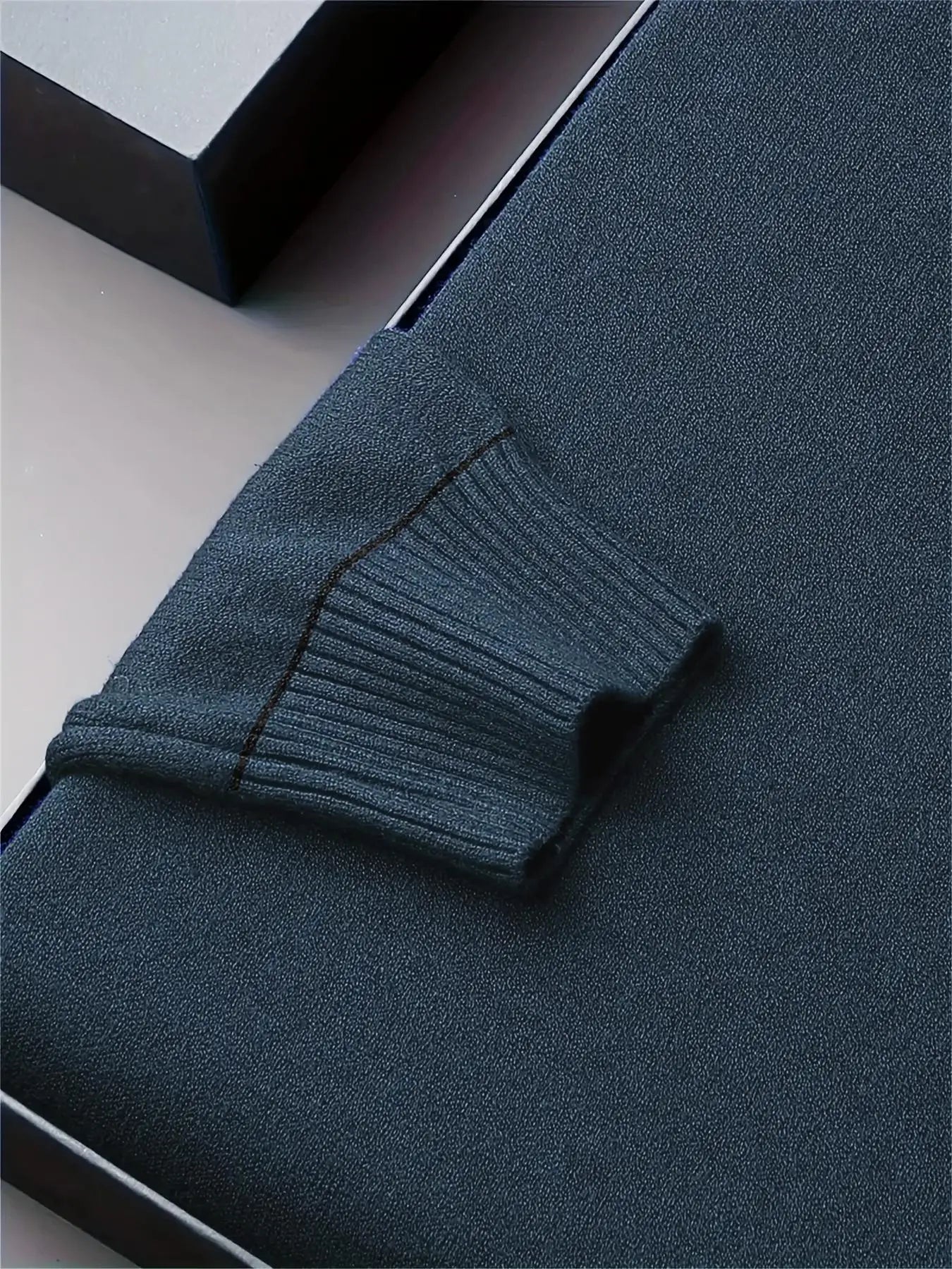 Pull chaud homme – Col rond, coupe slim, hiver