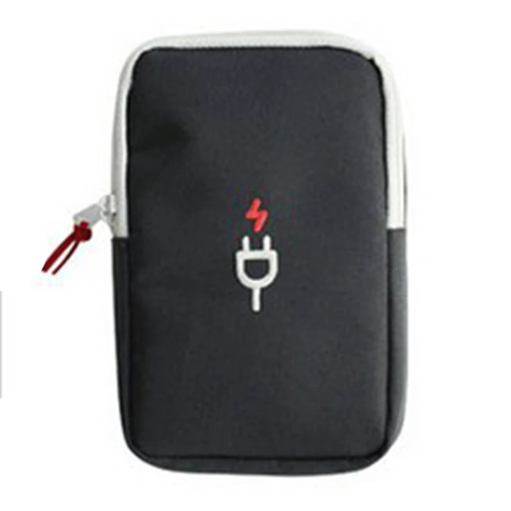 Travel Gadget Organizer Bag Portable digital cable bag Electronics Accessories Storage Carrying Case Pouch for USB power Bank