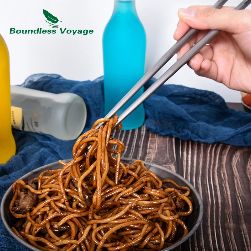 Kit de Couverts de Camping en Titane