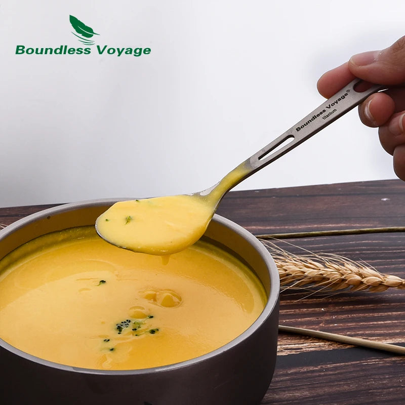 Kit de Couverts de Camping en Titane