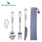 Kit de Couverts de Camping en Titane