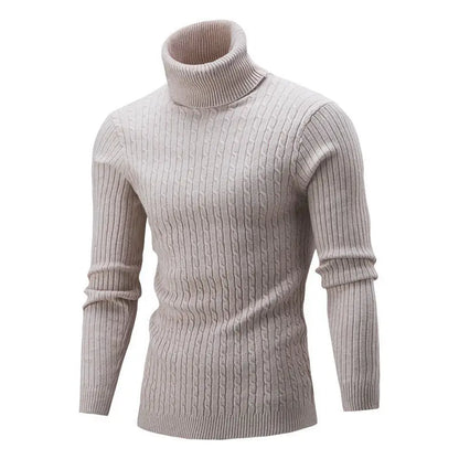 Pull col roulé homme – Maille épaisse