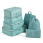 7-piece travel storage bag, portable bag, trendy bag, folding, storage, handbag, packaging box set, convenient for travel
