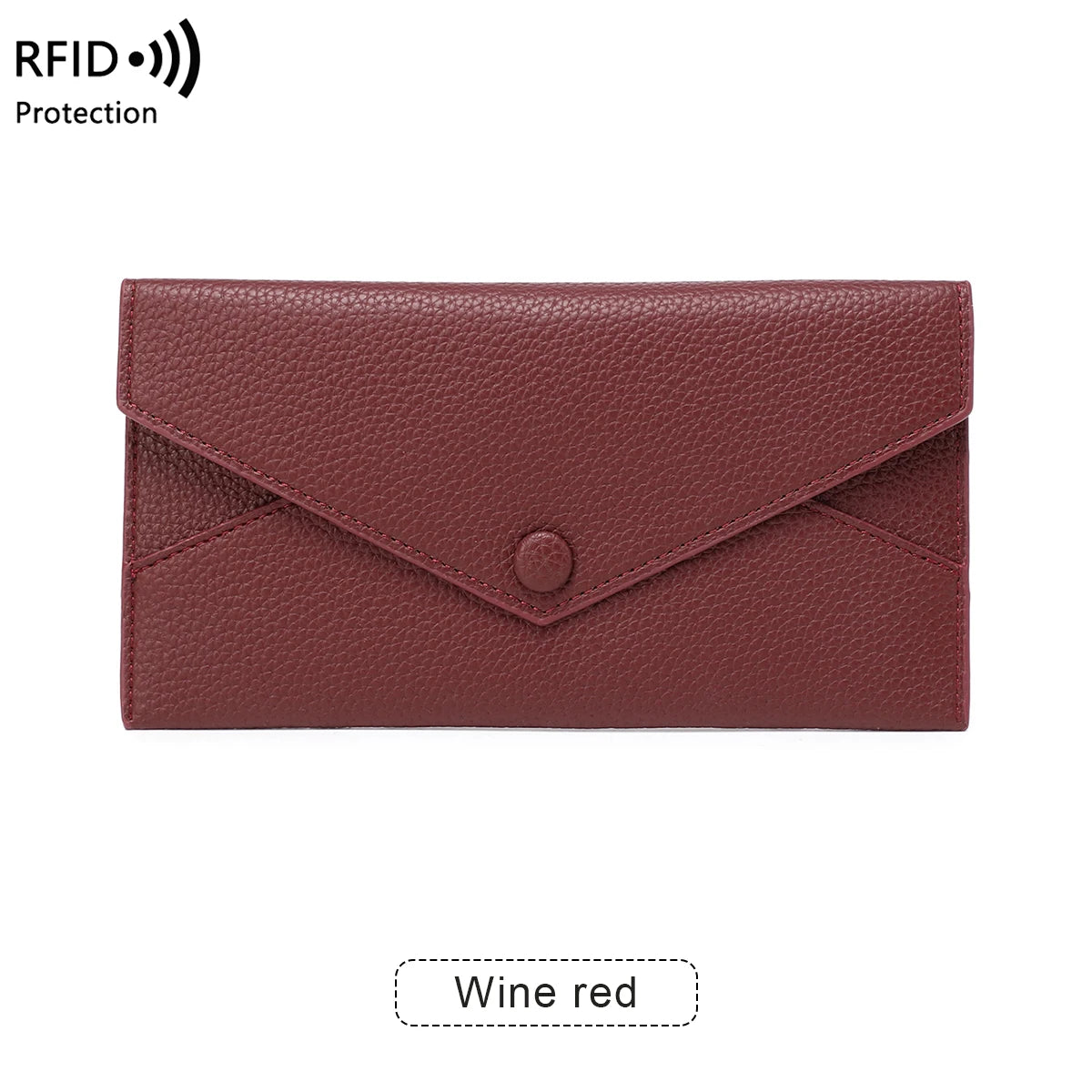Portefeuille Long Anti-Vol RFID pour Femme
