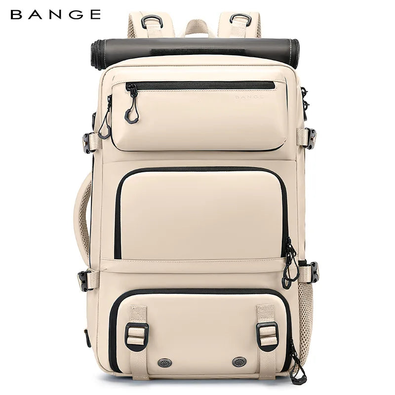 Bange Travel bag For Men Large Capacity  Femal Business Backpack With Shoe Compartment Waterproof Anti-theft Backpacks