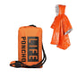 Poncho de Pluie / Couverture de Survie Thermique d'Urgence