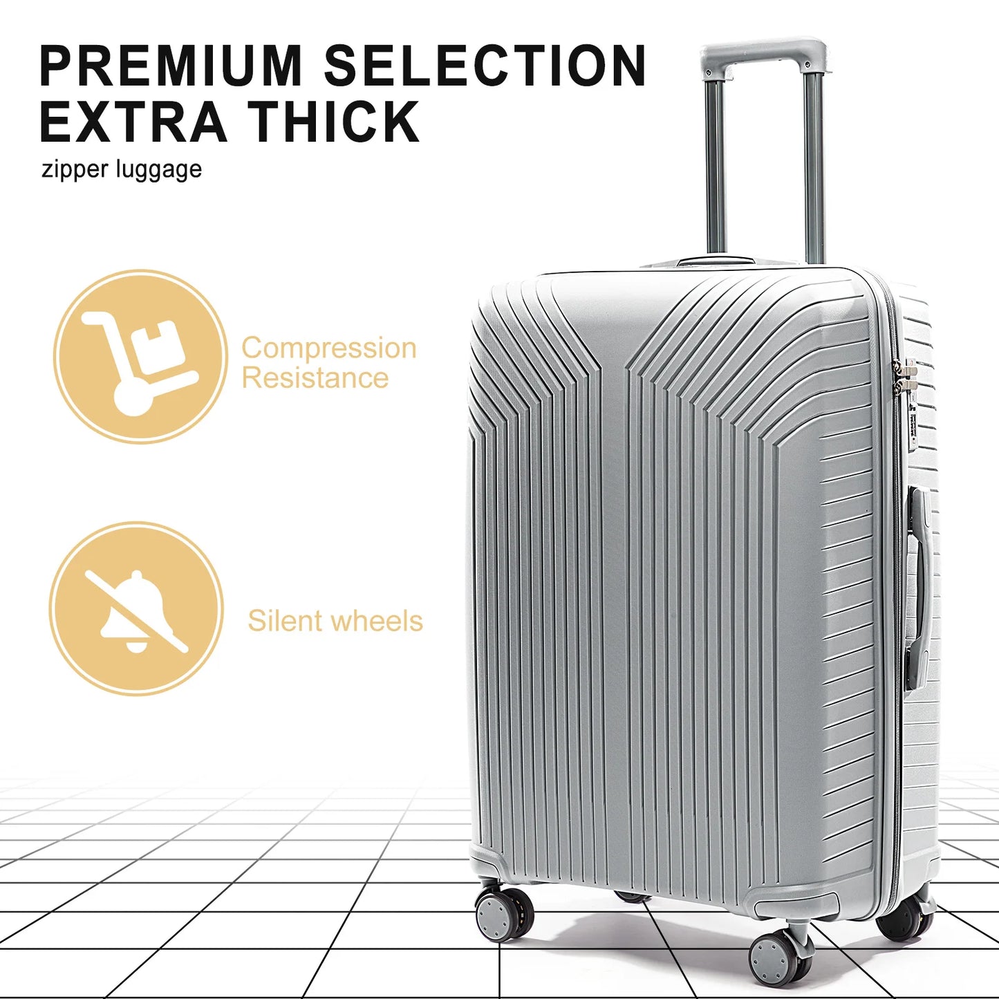 Travel Suitcase 2024 New Large Capacity Rolling Luggage Durable TSA Carry-On Cabin Suitcase 20/24/28 inch Trolley Case Luggage