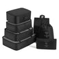 7-piece travel storage bag, portable bag, trendy bag, folding, storage, handbag, packaging box set, convenient for travel