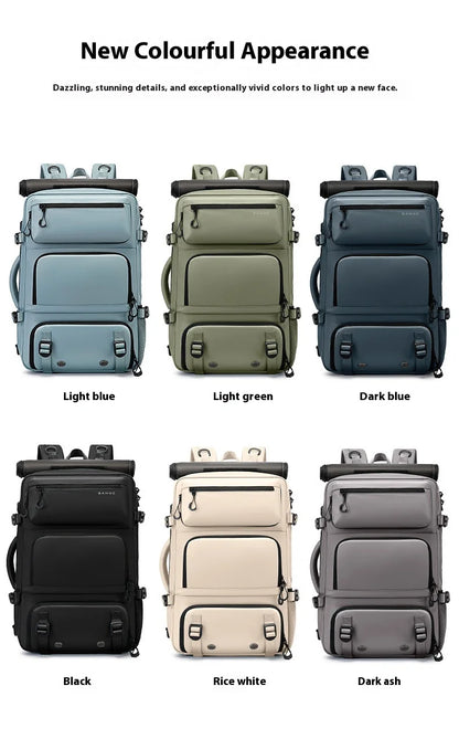 Bange Travel bag For Men Large Capacity  Femal Business Backpack With Shoe Compartment Waterproof Anti-theft Backpacks