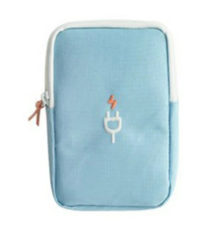 Travel Gadget Organizer Bag Portable digital cable bag Electronics Accessories Storage Carrying Case Pouch for USB power Bank