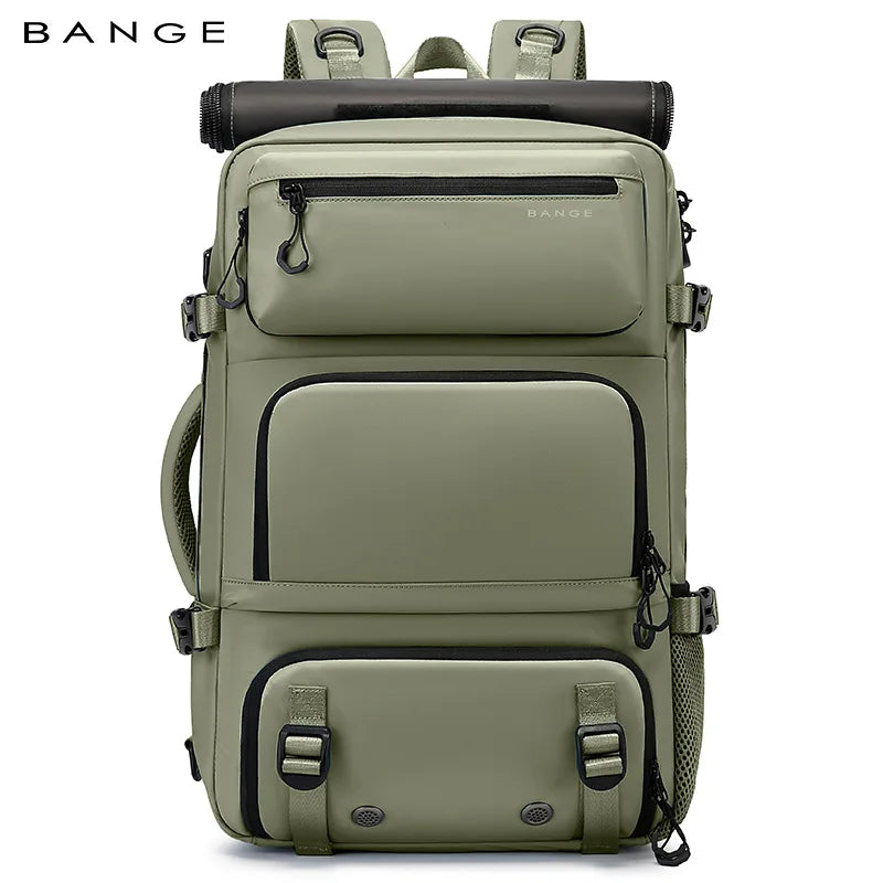 Bange Travel bag For Men Large Capacity  Femal Business Backpack With Shoe Compartment Waterproof Anti-theft Backpacks