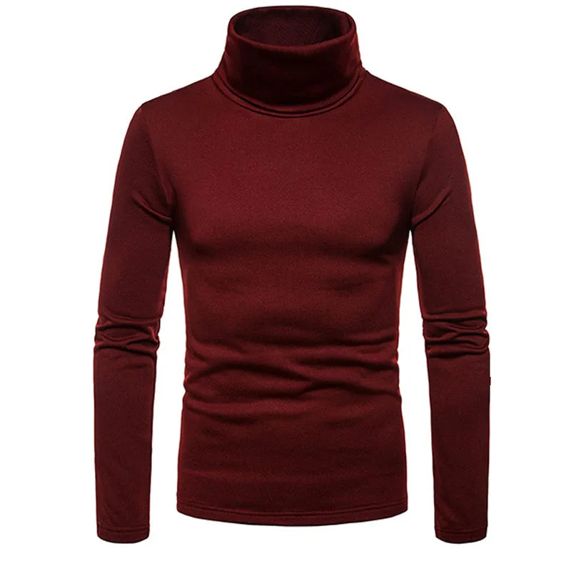 Pull col roulé homme – Maille épaisse