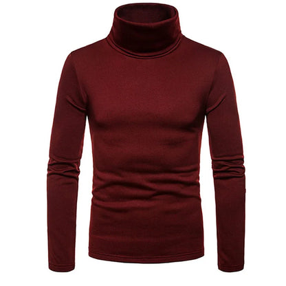 Pull col roulé homme – Maille épaisse
