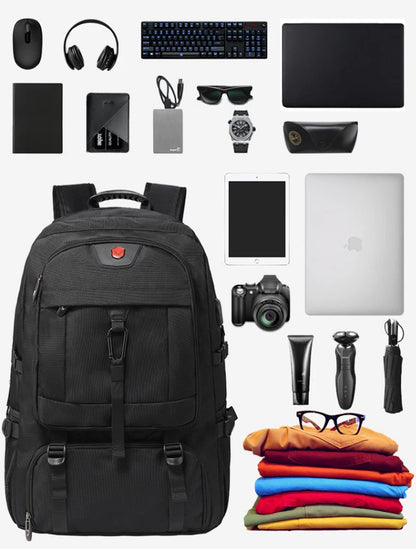 Travel Backpack Large Capacity Expandable Boarding Luggage Bag Leisure Fashion Multi Compartment Storage Waterproof Backpacks