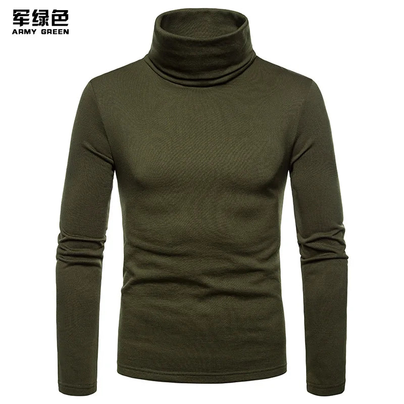 Pull col roulé homme – Maille épaisse