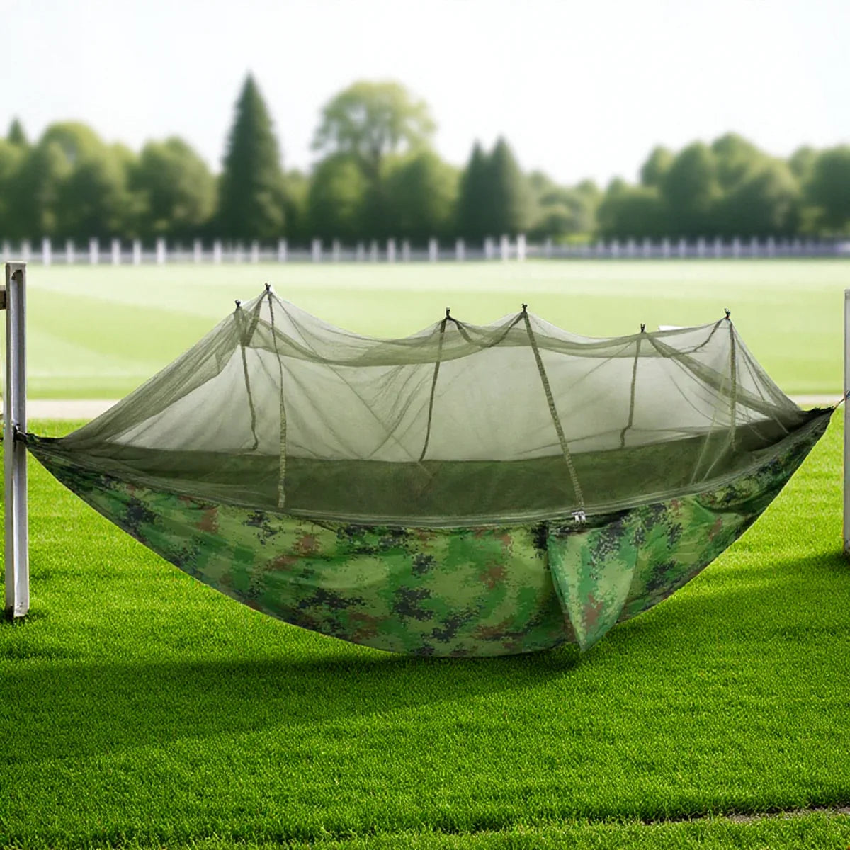 Hamac de Camping Ultra léger en Nylon Parachute avec Moustiquaire