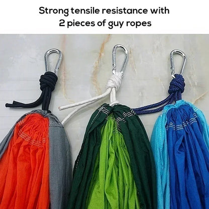Hamac de Camping Ultra léger en Nylon Parachute avec Moustiquaire
