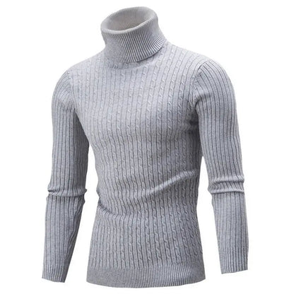 Pull col roulé homme – Maille épaisse