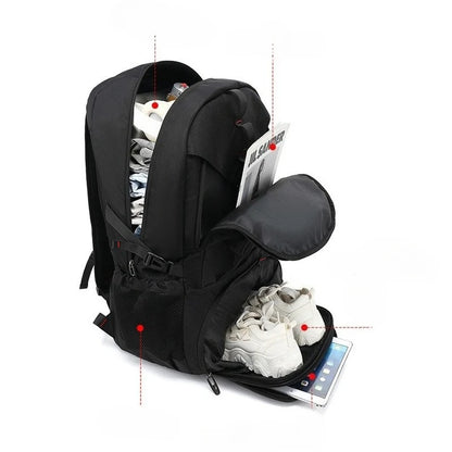 Travel Backpack Large Capacity Expandable Boarding Luggage Bag Leisure Fashion Multi Compartment Storage Waterproof Backpacks