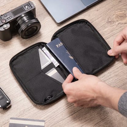 Pochette Porte-Passeport et Portefeuille de Voyage RFID Premium