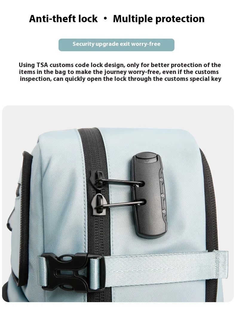 Bange Travel bag For Men Large Capacity  Femal Business Backpack With Shoe Compartment Waterproof Anti-theft Backpacks