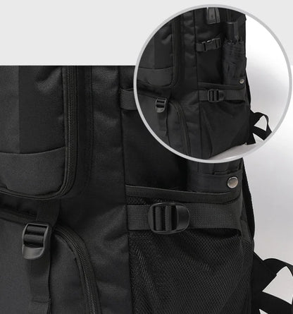 Travel Backpack Large Capacity Expandable Boarding Luggage Bag Leisure Fashion Multi Compartment Storage Waterproof Backpacks