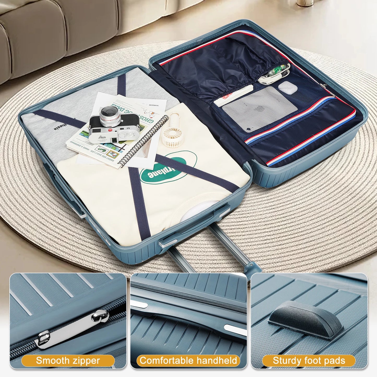Travel Suitcase 2024 New Large Capacity Rolling Luggage Durable TSA Carry-On Cabin Suitcase 20/24/28 inch Trolley Case Luggage