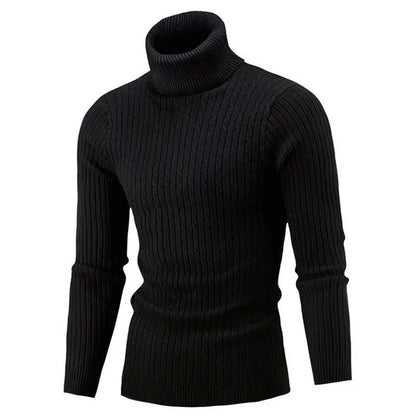 Pull col roulé homme – Maille épaisse