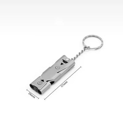 Sifflet de Survie Double Tube Haute Fréquence