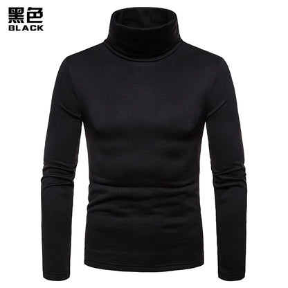 Pull col roulé homme – Maille épaisse