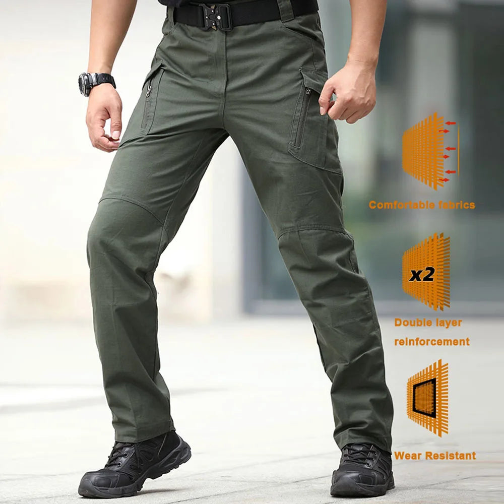 Pantalon cargo urbain – Multi-poches, style tactique