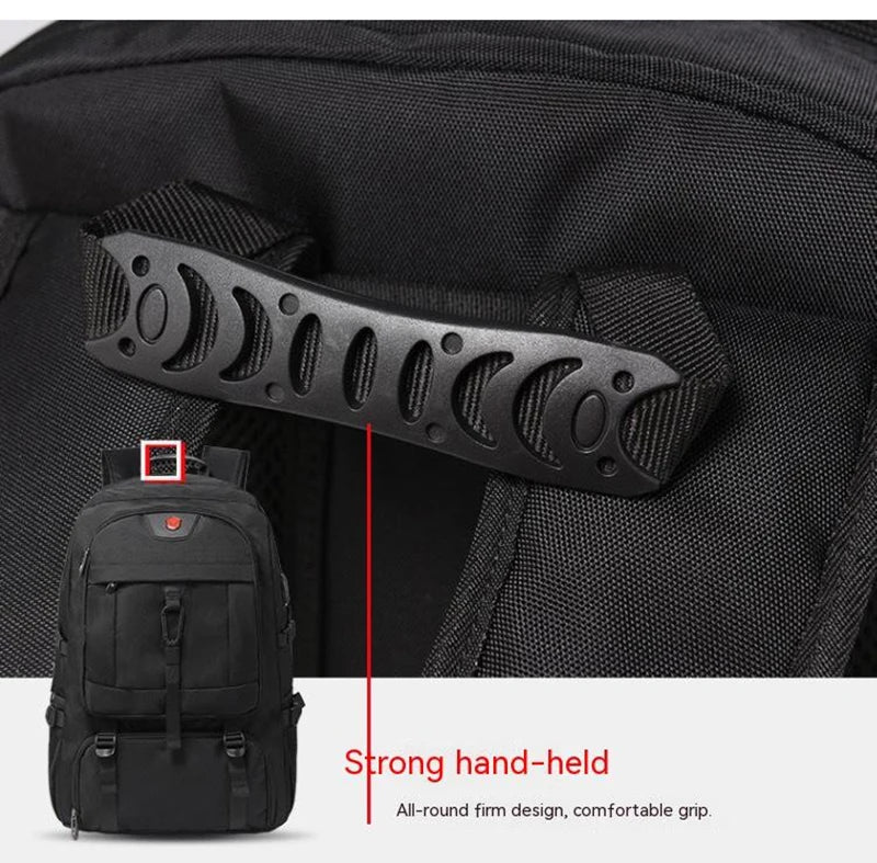 Travel Backpack Large Capacity Expandable Boarding Luggage Bag Leisure Fashion Multi Compartment Storage Waterproof Backpacks