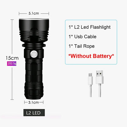 Lampe Torche Tactique Ultra-Puissante