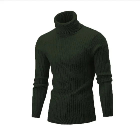 Pull col roulé homme – Maille épaisse