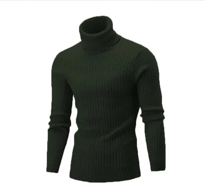 Pull col roulé homme – Maille épaisse