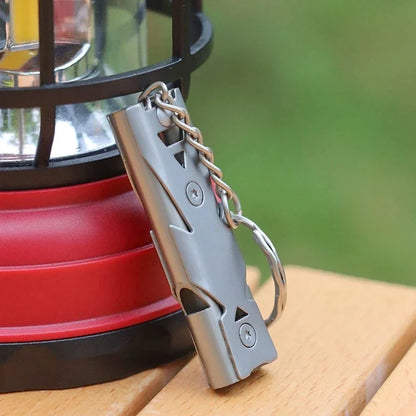 Sifflet de Survie Double Tube Haute Fréquence