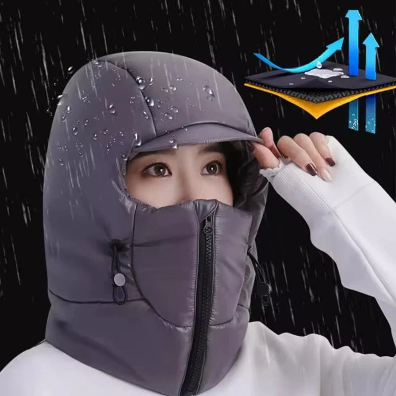 Chapka d’hiver imperméable – Protection intégrale