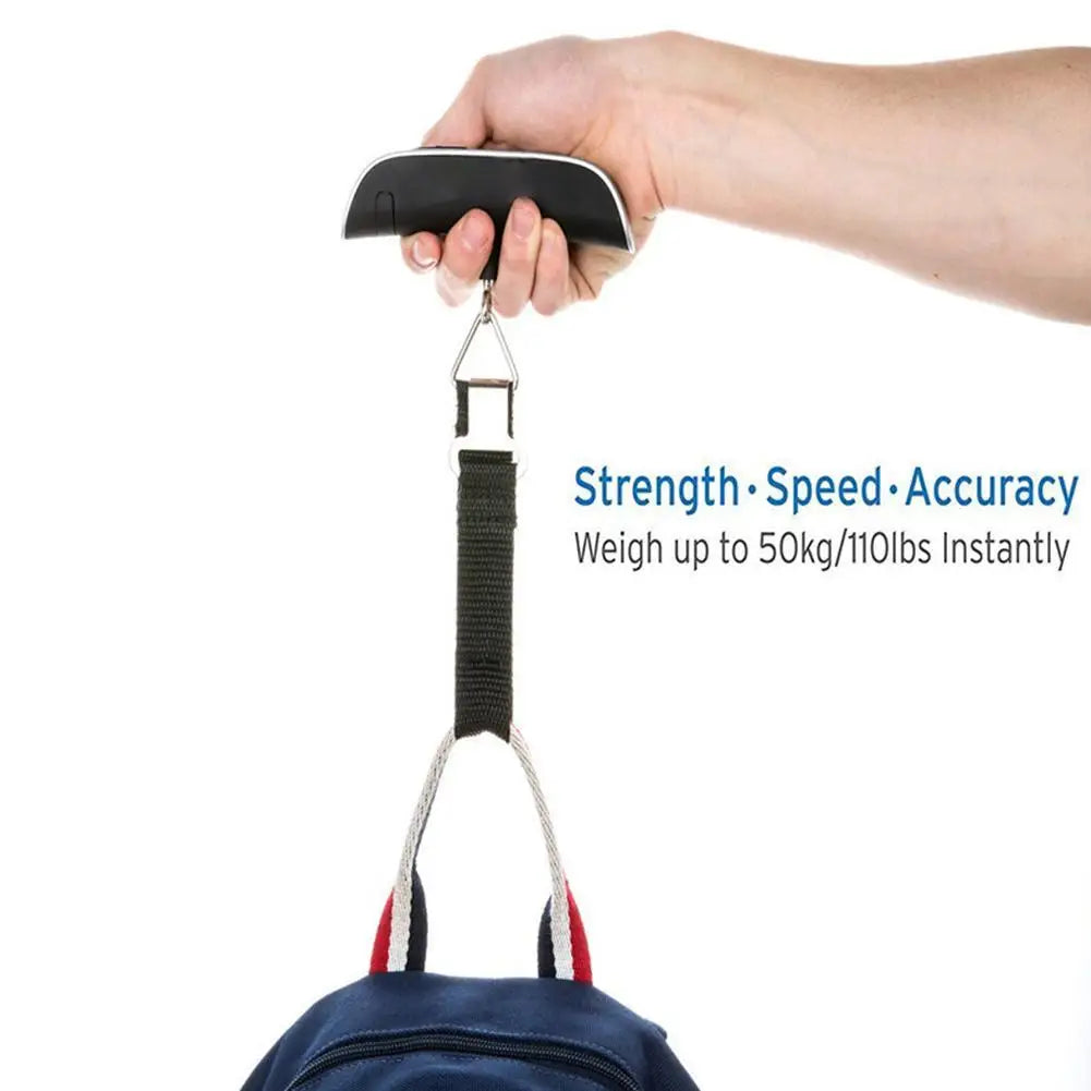 Luggage Scale 110lb 50kg Digital Handheld Portable Hanging Baggage Scale for Travel Suitcase Weight Scale