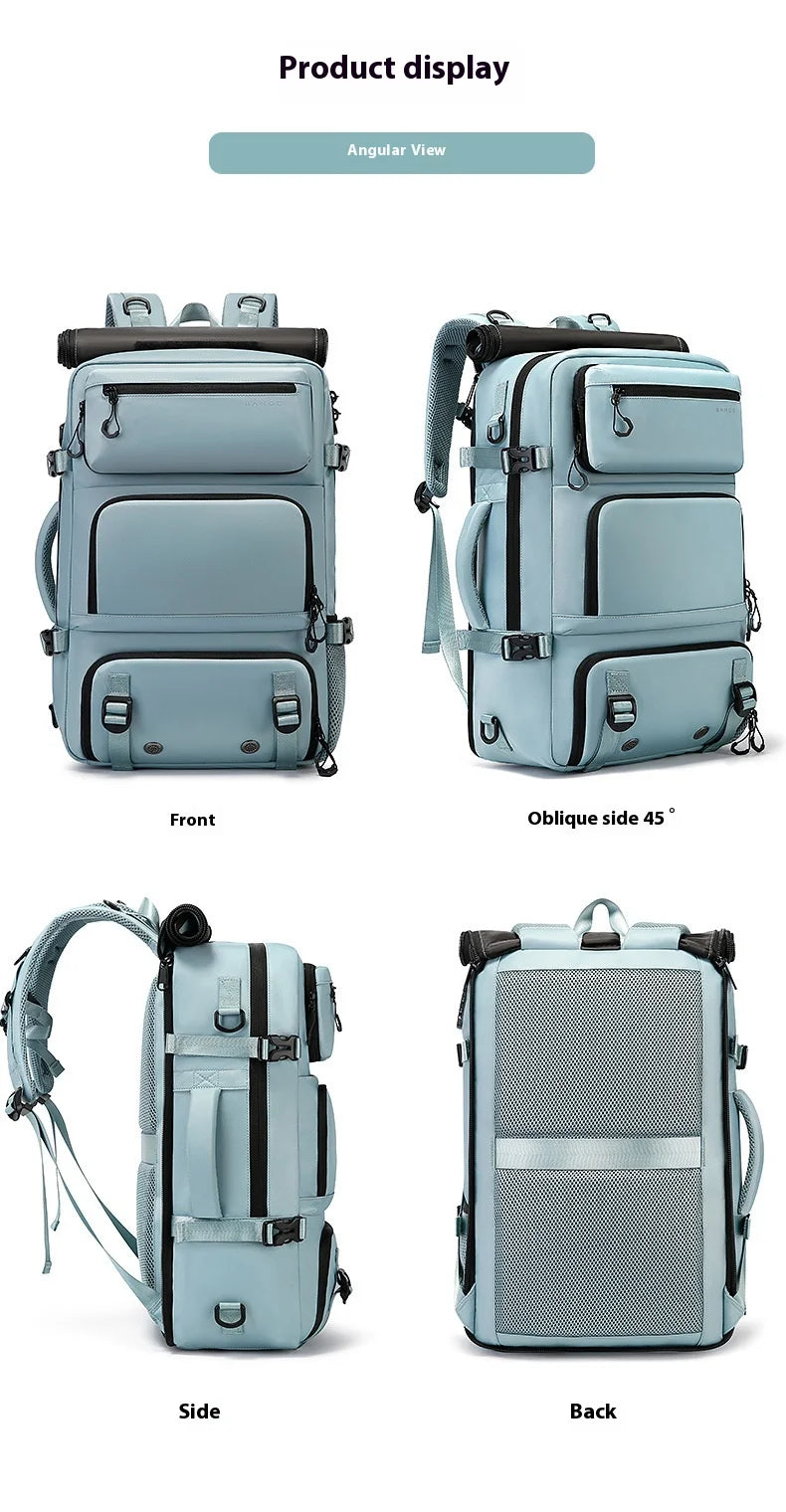 Bange Travel bag For Men Large Capacity  Femal Business Backpack With Shoe Compartment Waterproof Anti-theft Backpacks
