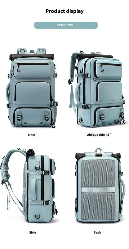Bange Travel bag For Men Large Capacity  Femal Business Backpack With Shoe Compartment Waterproof Anti-theft Backpacks