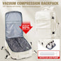 Travel Essentials Vacuum Storage Bag, Carry on Vacuum Compression Travel Backpack For Hiking, Compressed Space Saving Clothes