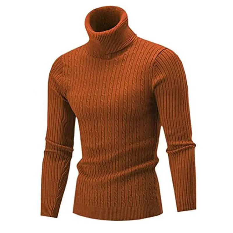 Pull col roulé homme – Maille épaisse
