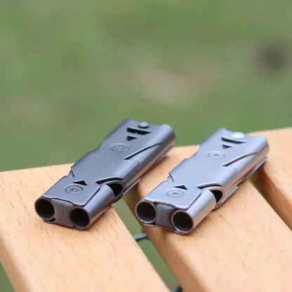 Sifflet de Survie Double Tube Haute Fréquence