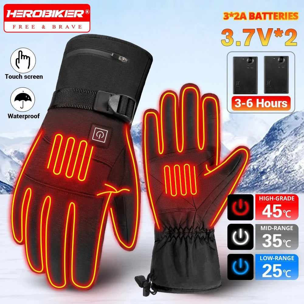 Gants de Moto Chauffants