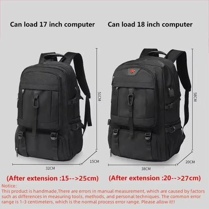 Travel Backpack Large Capacity Expandable Boarding Luggage Bag Leisure Fashion Multi Compartment Storage Waterproof Backpacks
