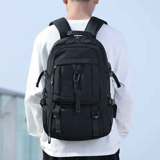 Travel Backpack Large Capacity Expandable Boarding Luggage Bag Leisure Fashion Multi Compartment Storage Waterproof Backpacks