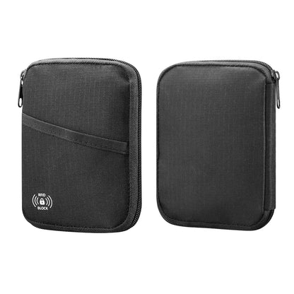 Pochette Porte-Passeport et Portefeuille de Voyage RFID Premium