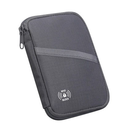 Pochette Porte-Passeport et Portefeuille de Voyage RFID Premium
